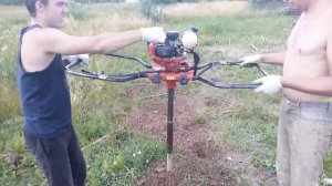 Бурение под фундамент ТИСЭ . Строим сами.