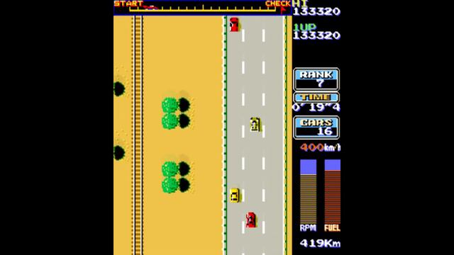 Road Fighter [Arcade] (1984) {GX330 conversion}