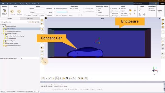 How to Create Local Mesh Refinement in Ansys Fluent Meshing — Lesson 2 смотреть онлайн