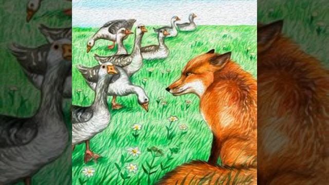 ЛИСА И ГУСИ Братья Гримм смотреть онлайн