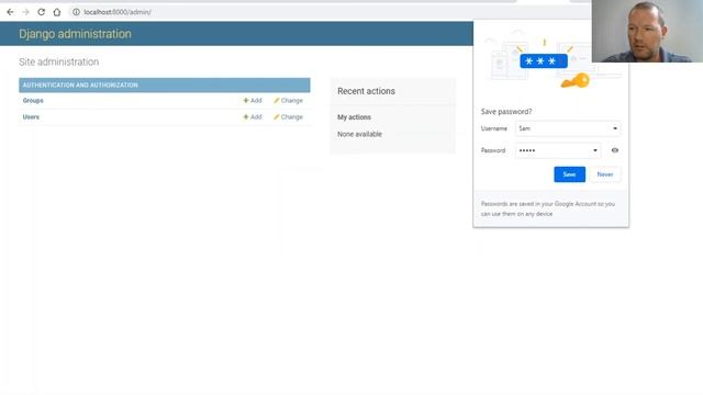 Python Basics Tutorial Django Admin Page