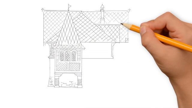 Эскиз Терема в неорусском стиле смотреть онлайн