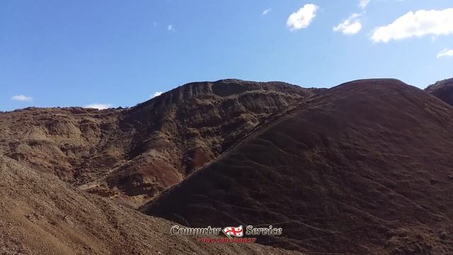 Цветные холмы в Гареджийской пустыне. Мравалцкаро. смотреть онлайн