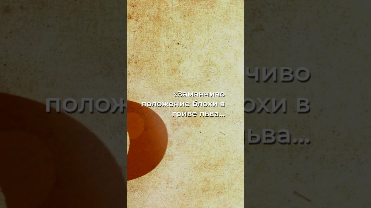 Когда маленькая кровь скрещивается с величием: история льва и блохи
