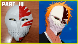 Как сделать маску пустого из аниме "Блич". Часть 3