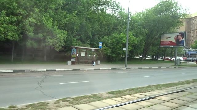 Московский трамвай. Pesa Fokstrot №3546, маршрут 15 смотреть онлайн