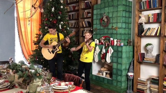 Юность - Dabro - Ребята виртуозно играют на гитаре и скрипке. смотреть онлайн