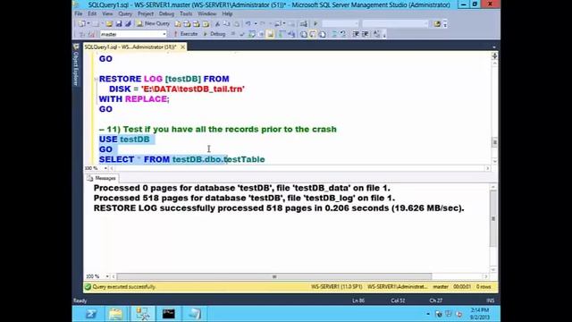 SQL Server Database Recovery Techniques 15