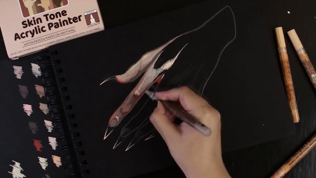 Что внутри акриловых маркеров??? Тестирую портретный набор с AliExpress
