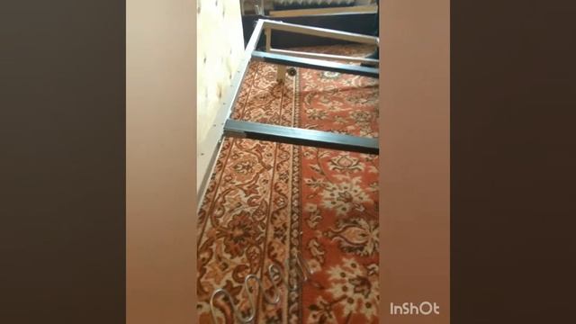 Ремонт дивана. Замена пружин змейка на фанеру с доработкой  металлического каркаса.