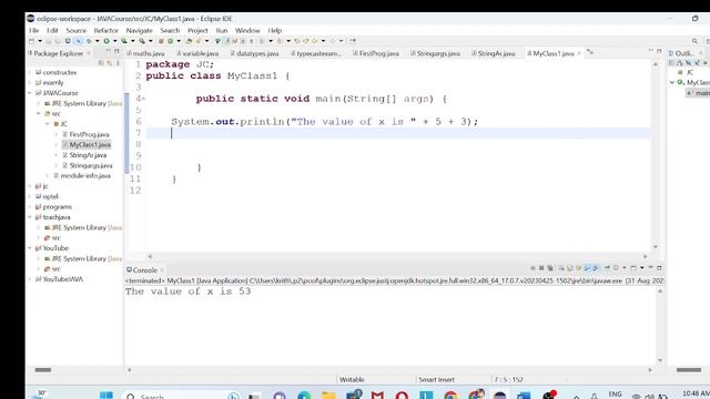 4.1 Quiz on System.out.println() | System.out.print() |System.out.printf() |How to print java outpu смотреть онлайн
