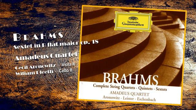 BRAHMS - "Sextet in B flat major op. 18" ~ Amadeus Quartet, Aronowitz, Pleeth смотреть онлайн
