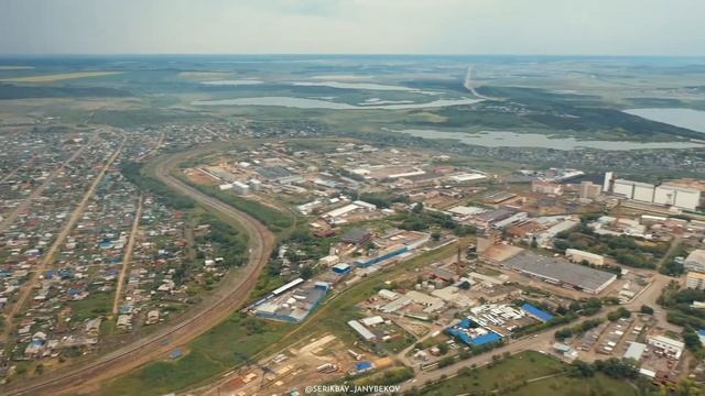 Петропавловск с высоты птичьего полёта. 24 июля 2021