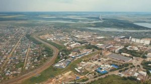 Петропавловск с высоты птичьего полёта. 24 июля 2021