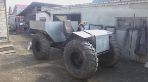 Обзор самодельного вездехода на пневматиках.