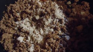 Блины с начинкой из мяса и риса