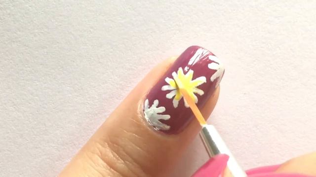 Hand Painted Floral Nail art/ Easy Floral Nail art смотреть онлайн