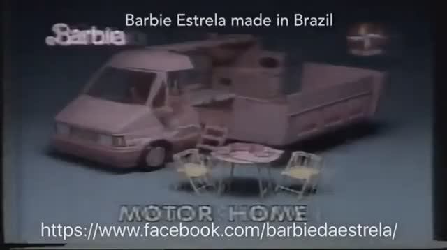 1991 Реклама машины куклы Барби  Motor Home от компании Эстрела