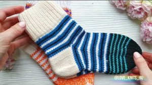 Как связать носки из остатков пряжи. Сколько уйдёт ниток?