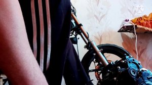 установка мотора в раму китайского мотоцикла