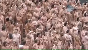2010 Sydney Opera House Spencer  Tunick Photoshoot
