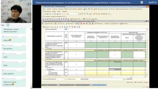 Отчетность 2016 в государственных и муниципальных учреждениях. Вебинар 26.12.16. Панова Е.Ю.