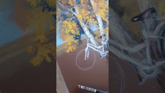 Делаю кайф?? #блогер #осень #рисование #художник #картина #кайф смотреть онлайн