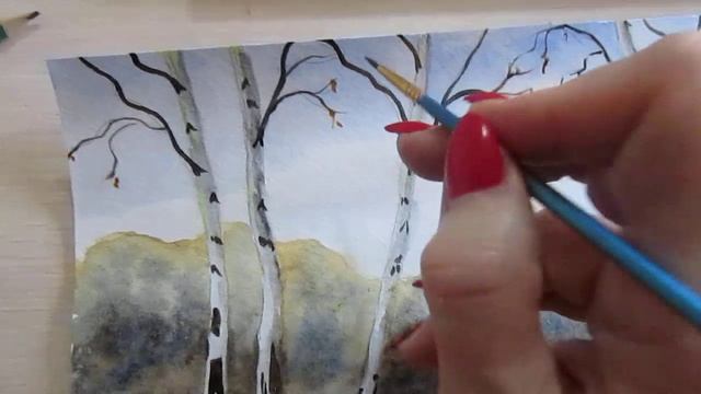 ВИДЕОУРОК ДЛЯ НАЧИНАЮЩИХ, КАК НАРИСОВАТЬ ВЕСНУ, 2 ЧАСТ. ,MVI 3158 смотреть онлайн