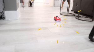 Ryan's World Remote Control Race Car Toy with Obstacle Course Challenge!