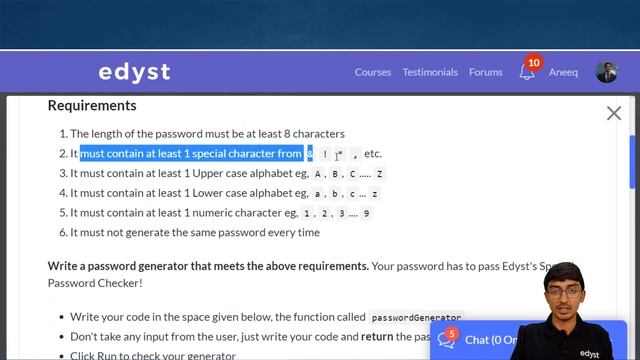 Mini-Project Using PYTHON | Password Generator | Edyst