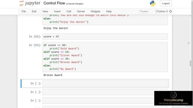 Python ELIF abd ELSE Statements