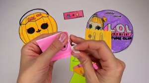 Хэллоуин с Бумажной Куколкой ЛОЛ Сюрприз DIY Paper Dolls & Crafts LOLSurprise Costume Glam Hallowee
