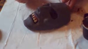 Как сделать маску своими руками,Выпуск №2(маска зомби,покраска)