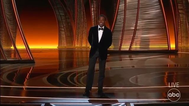 Will Smith punches Chris Rock after he jokes about his wife