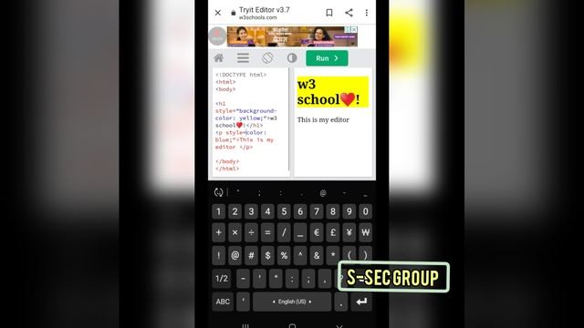 HTML editor | Online html Editor | w3school