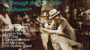 Led Zeppelin Album - In Through the Out Door. 1979.