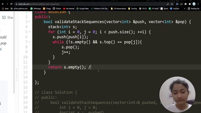 Validate Stack Sequences | Leetcode 946 | 2 approaches | Stack | Day-16