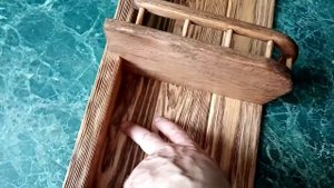 №20 Угловая полка из дерева/ своими руками