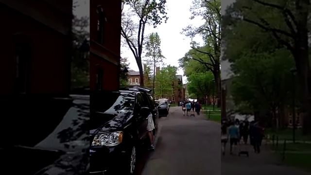 Parking in Harvard Yard