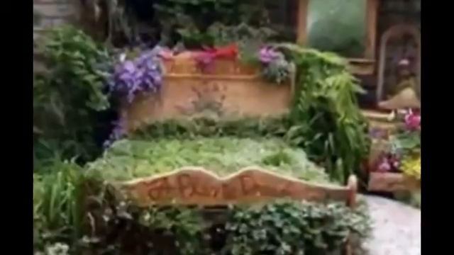 Клумба из старых ненужных вещей смотреть онлайн