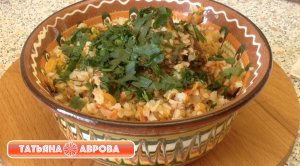 Гречка с куриной печенью. Простое блюдо для семейного ужина