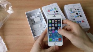 Китайский iPhone 5S GOLD&WHITE Посылка из Китая