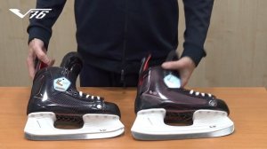 Хоккейные коньки V76 F1.1 открываем коробку, изучаем. Сравнение F1 и F1.1. Сравнение полнот ЕЕ и Д.