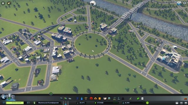 Cities Skylines - Parklife _ #9 _ Декорирование! Парки! Мэр для второго города! смотреть онлайн