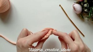 Узор галочки крючком. Секреты ровных галочек из трикотажной пряжи.