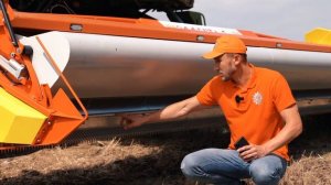 ДЕМО показ жатки Эффекта-7 в Воронежской области село Третьяки