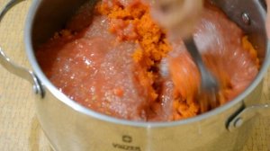 Морковная икра на зиму. Очень вкусная.