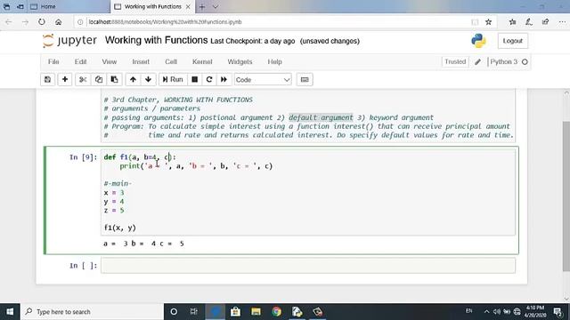 Working with Functions, Part 2