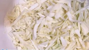 Рецепт: Салат с капустой. Быстрый и лёгкий салатик. Салат.