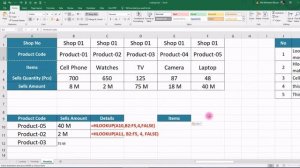 HlookUp function in Excel || How to search a value from horizontal table with Hlookup formula